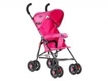 Babyhope SC-107 Katlanabilir 360 Derece Dönen Kabin Tipi Baston Bebek Arabası Pembe