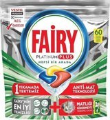 Fairy Platinum Plus Tablet Bulaşık Makinesi Deterjanı 60 Adet
