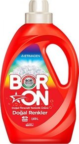 Boron Doğal Temizlik 26 Yıkama Renkliler İçin Sıvı Deterjan 1690 ml
