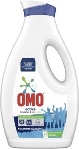 Omo Active 26 Yıkama Renkliler İçin Sıvı Deterjan 1690 ml