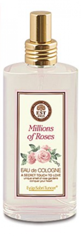 Eyüp Sabri Tuncer Millions Of Roses Gül Sprey Cam Şişe Kolonya 150 ml