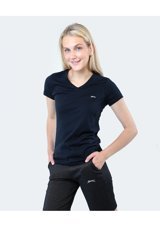 Slazenger Rebell I Kadın Kısa Kol T-Shirt Lacivert St12Tk310 400 Lacivert S S