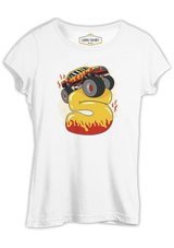 Lord T-Shirt Birthday Monster Truck With Number 5 Beyaz Kadın T-Shirt 001 Beyaz S