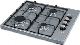 Luxell LX-420 Emaye 4 Gözlü Doğalgazlı Set Üstü Inox Ocak