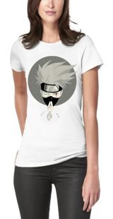 Art T-Shirt Anıme Focus Desıgn Kadın Beyaz T-Shirt Xl