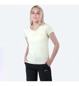 Slazenger Rebell I Kadın Kısa Kol T-Shirt Sarı St12Tk310 703 Sarı S S