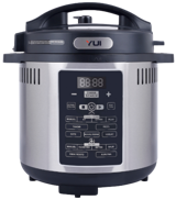 Yui M06 Maxi Cooker Plus 2 in 1 Airfryer 3.6 lt Tek Hazneli Izgara Yapan Led Ekranlı Sıcak Hava Fritözü Inox