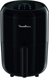 Moulinex EZ3018 Airfryer 1.6 lt Tek Hazneli Izgara Yapan Led Ekranlı Yağsız Sıcak Hava Fritözü Siyah