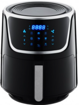 SmartMi Cook Master-C Airfryer 6.5 lt Tek Hazneli Izgara Yapan Led Ekranlı Sıcak Hava Fritözü Siyah