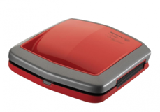 Korkmaz Vertex A309 Kare Tekli Tek Yönlü Çıkartılabilir Plakalı 800 W Kırmızı Waffle Makinesi