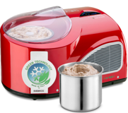 Nemox Gelato NXT1 150 W Sorbe Yapan ve Dondurulmuş Yoğurt Yapan Kırmızı Dondurma Makinesi