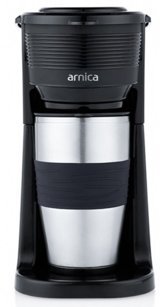 Arnica Aroma Mini IH32140 Filtreli Termos 400 ml Hazne Kapasiteli Mini 750 W Siyah Filtre Kahve Makinesi