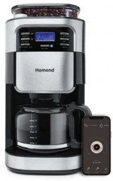 Homend Coffeebreak 5007H Zaman Ayarlı Filtreli Karaf 1250 ml Hazne Kapasiteli 12 Fincan Akıllı 900 W İnox Filtre Kahve Makinesi