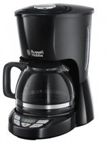 Russell Hobbs Textures Plus (22620-56) Zaman Ayarlı Filtreli Karaf 1250 ml Hazne Kapasiteli Akıllı 1000 W Siyah Filtre Kahve Makinesi