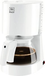 Melitta ENJOY Top Filtreli Karaf Hazne Kapasiteli 15 Fincan 1000 W Beyaz Filtre Kahve Makinesi