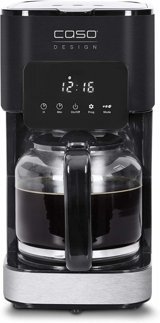 Caso Coffee Taste & Style 1846 Zaman Ayarlı Filtreli Karaf 1500 ml Hazne Kapasiteli 12 Fincan Akıllı 900 W Siyah Filtre Kahve Makinesi