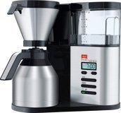 Melitta AromaElegance Therm DeLuxe Zaman Ayarlı Filtreli Karaf 1250 ml Hazne Kapasiteli 15 Fincan 1450 W İnox Filtre Kahve Makinesi