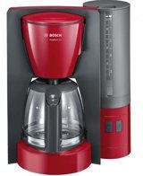 Bosch TKA6A044 Filtreli Karaf 1200 ml Hazne Kapasiteli 15 Fincan 1200 W Kırmızı Filtre Kahve Makinesi