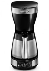 DeLonghi ICM 16731 Filtreli Karaf 1250 ml Hazne Kapasiteli Siyah Filtre Kahve Makinesi