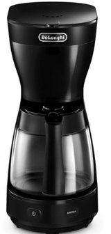 DeLonghi ICM16210 Filtreli Karaf 1250 ml Hazne Kapasiteli 1000 W Siyah Filtre Kahve Makinesi
