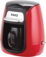 Raks Luna Filtreli Fincan 150 ml Hazne Kapasiteli 300 W Kırmızı Filtre Kahve Makinesi