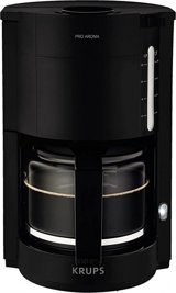 Krups F30908 Pro Aroma Filtreli Karaf 1000 ml Hazne Kapasiteli 1050 W Siyah Filtre Kahve Makinesi