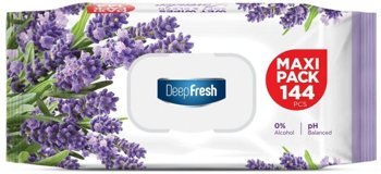 Deep Fresh Maxi Pack Lavanta Kokulu Antibakteriyel 144 Yaprak Islak Mendil