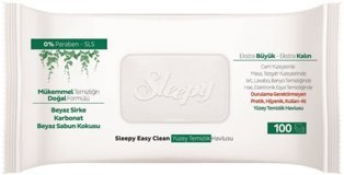 Sleepy Easy Clean Antibakteriyel 100 Yaprak Islak Mendil