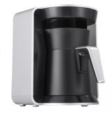 Vestel Sade GR810 Tek Hazneli Otomatik 270 ml Su Hazneli  4 Fincan Akıllı 600 W Beyaz Türk Kahvesi Makinesi