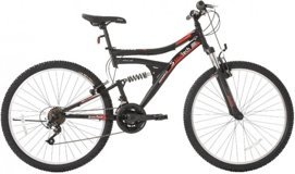 Soultech Bike12K Aggressive 26 Jant 21 Vites Çift Amortisörlü Kırmızı-Siyah Dağ Bisikleti