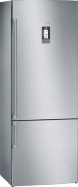 Siemens KG57NP73NE Çift Kapılı Nofrost A+ Enerji Sınıfı 459 lt Modern Inox Alttan Donduruculu Solo Kombi Tipi Buzdolabı