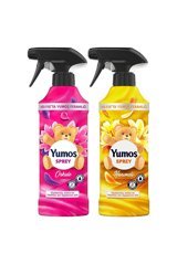 Yumoş Orkide Hanımeli Kokulu Sprey Çamaşır Parfümü 2x450 ml