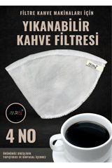 Mirvano 4 Numara Yıkanabilir Filtre Kahve Kağıdı Tekli