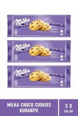 Milka Choco Cookies Çikolatalı Bisküvi 3x156 gr