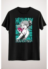 Green Mint Greenmint Unisex Siyah T-Shirt Ecchi Zombie Girl Lewd Waifu Anime Hentai S