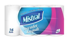 Mistral 2 Katlı 16'lı Rulo Tuvalet Kağıdı