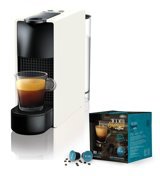 Nespresso Essenza Mini C30 White 1450 W 0.9 lt Kapasiteli Süt Köpürtücülü Espresso Kapsül Kahve Makinesi + 14 Adet Kahve Kapsülü