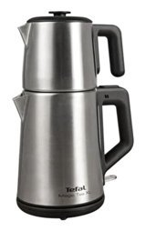 Tefal Magic Tea XL Otomatik Çelik Demlikli 1650 W Işıklı Çelik Gövdeli İnox Retro Çay Makinesi
