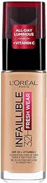 L'Oréal Paris Infallible 32h Fresh Wear 200 Golden Sand Likit Serum Fondöten 30 ml