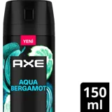 Axe Aqua Bergamot Sprey Erkek Deodorant 150 ml