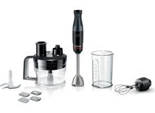 Bosch ErgoMaster 1.25 lt Plastik Hazneli Buz Kırıcılı Çift Bıçaklı Blender Seti Siyah