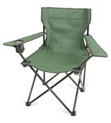 Andoutdoor Kolçaklı Yeşil Tekli Kamp Sandalyesi