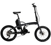 Bisan E-Folding Strike 250 W 100 Km 20 Jant 9 Vites Katlanır Şehir / Tur Elektrikli Bisiklet Siyah