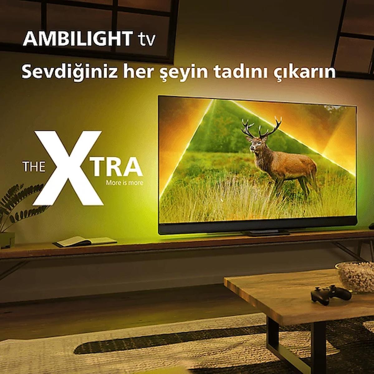 Philips 65PML9308/12 65 inç 4K Ultra HD 164 Ekran Ambilight Flat Uydu Alıcılı Smart LED Android Televizyon