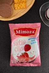 Mimoza Sütlü Çilek Aromalı Toz Çay 200 gr