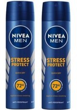 Nivea Stress Protect Sprey Erkek Deodorant 2x150 ml