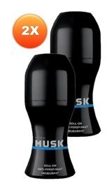 Avon Musk Marine Roll-On Erkek Deodorant 2x50 ml