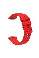 Fibaks Watch Fit 2 Silikon Yetişkin Akıllı Saat Kordonu Kırmızı