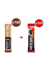Nescafe Gold Paket Granül Kahve 100x2gr+200x2 gr