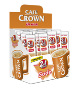 Cafe Crown 2'si 1 Arada Sade 11 gr 24 Adet Hazır Kahve
